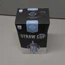 GROSMIMI Spill Proof no Spill Magic Sippy Cup with Straw with Handle for Baby and Toddlers, Customizable, PPSU, BPA Free 10 oz (Sky blue)