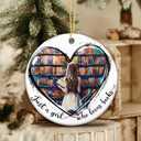 6 x Bookshelf Ornament 2025 - Book Ornament, Just a Girl Who Loves Books,Gift for Readers, Librarians, Teachers, Bibliophile Gifts, Literary Holiday Tree Decor