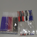 8 Pcs Heat Erasable Pens for Fabric with 64 Refills, Fabric Marking Pens for Sewing, Quilting, Embroidery, Dressmaking, Tailors Sewing Chalk Pencils