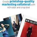 HP Professional Business Paper, Glossy, 8.5x11 in, 52 lb, 150 sheets, works with laser printers (4WN10A)