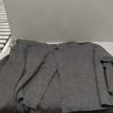 WOWULOVELY Women's Winter Oversized Scarf Jacket Shawl Wraps Knit Long Sleeve Button Peacoat Coat Sweater Cardigan (Grey), S