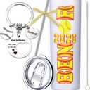 Rtteri Softball 2026 Senior Night Gift Set, 20 oz Tumbler with Straw and Lid, Softball Ribbon and Keychain, Graduation Gifts for Sport Players, Team Awards, 2026 Senior Night Present