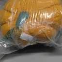 Kajaia 2 Pieces Simulated Pumpkin Plush Pillow 11 x 9.5 Inch 3D Thanksgiving Cushion Pillow Fall Decorations Toy Pillows for Thanksgiving Christmas Bedroom Sofa Couch Supplies (Yellow, Brown)