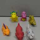 XY-WQ Bath Toys No Hole, for Infants 6-12& Toddlers 1-3, No Hole Bathtub Toys (Dinosaur, 6 Pcs with Mesh Bag)