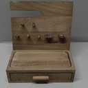 Finer Gents Desk Wood Organizer