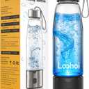 Hydrogen Water Bottle-2025 New Upgraded Hydrogen Water Generator with SPE/PEM Tech,16 OZ Portable Hydrogenated Rich Water Cup Hydro Machine,Health Gift for Home & Family (Black1)