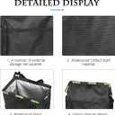 Fekey&JF Hanging Car Trash Can, Waterproof Leakproof Oxford Auto Garbage Bag with Storage Pockets, Vehicle Multi-Use Organizer for Outdoor Traveling, Foldable Trash Bin Universal for Car, SUV (Camouflage)