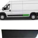Rear Door Trim Body Side Molding Panel Trim Extended Rear Door Molding Back Plastic Trim Black fits for RAM ProMaster 2500 3500 159" Wheelbase 2019 2020 2021 2022 2023 2024