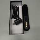 Cordless Hair Straightener Brush, Go Brush Pro, Portable Crystal Diamond Bling Mini Straightening Brush for Travel, Negative Ion Hot Comb with 9 Temps, Anti-Scald Ceramic, Fast Charging for Women