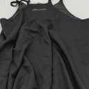 OLRIK 2025 Summer Women Plus Size Jumpsuit Adjustable Strap Overalls Loose Fit Stretchy Romper With Pockets (3X, Black)