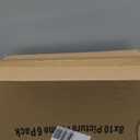 HappyHapi 8x10 Picture Frame Set of 6, 8x10 White Picture Frame Display Pictures 5x7 with Mat or 8x10 Without Mat. Wall Hanging Photo Frame or Tabletop Display Gallery Frame (White)