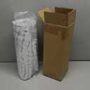 Dog Bed Crate Pad - Soft Fluffy Pet Cushion Mat for Small Dogs, Anti-Slip Comfy Kennel Pad for Puppy Crates (Small 24"x18", White)