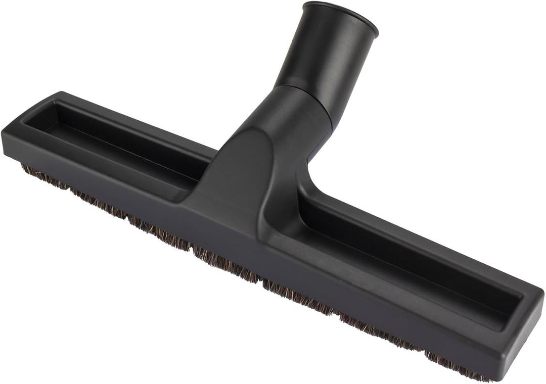 12" Universal Vacuum Floor Brush Attachment 360 Swivel Head Floor Brush Tool 1.71 inch Vacuum attachments Horse Hair Brush, Vacuum Hardwood Floor Attachment