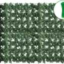 Artificial Ivy Privacy Fence Wall Screen,100X40in Privacy Fence Panels Privacy Fencing Faux Greenery Backdrop Ivy Vine Leaf Hedges Grass Fence Panels for Patio, Balcony, Garden, Backyard