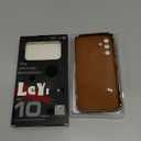 LeYi for Samsung A15 5G Case: with Tempered Glass Screen Protector [2 Pcs]+ Full Camera Lens Protection, Love Heart Plating Luxury Shockproof Case for Galaxy A15 5G, Cute Present for Mom, Brown
