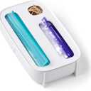 YouCopia StoraBag Drawer Food Bags Dispenser, 3-Slot, Plastic Sandwich Bag Organizer For Kitchen Storage, White