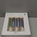 3 in 1 Wall Mounted Shower Dispenser, 3 x 10 oz Shampoo Body Wash Conditioner Pump Dispenser, No Drill for Bathroom & Kitchen (Silver)