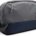 Travel Toiletry Bag 5L, Compact Travel Organizer with Waterproof TPU Wet/Dry Compartment (Ash Grey)