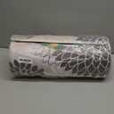 Kitchen Rugs and Mats Cushioned Anti Fatigue Kitchen Mat 2PCS Non-Skid Waterproof Boho Kitchen Runner Rug Comfort Foam Standing Mat for Office,Laundry,Kitchen Sink,Grey Floral (17.3" x 47 "+ 17.3" x 29 "--0.47 inches)