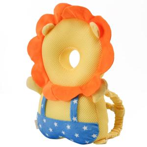 Baby Head Protector Backpack - Soft & Lightweight Head Protection Pillow for Bebe Walking and Crawling (Lion)