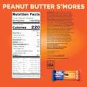 Pure Protein AMMMAZE Peanut Butter Smores Bars, 20g Protein, 6g Fiber, 5g Net Carbs, No Added Sugar, High Protein Snack, 12 Count Meal Replacement Bar for On-the-Go (EXP 02/09/27)