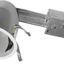 NICOR Lighting 4- Inch Remodel Lo-volt Airtight Housing Non-IC, White