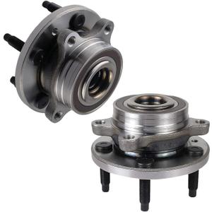 KUSATEC 513275 2PCS Front/Rear Wheel Bearing and Hub Assembly Fit for Ford Edge Flex Taurus 2010-2019, Lincoln MKS MKT MKX 2009-2019, 5 Lug Bolts w/ABS