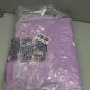 Fuxury Large Poly Mailers 24x24 Inch 100Pcs, Waterproof Shipping Bags for Clothing, Strong Adhesive Shipping Envelopes for Small Business Suppliers, Self Seal Mailers Poly Bags Mailing Bags Purple