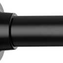 Long Tension Curtain Rod 40-113inch Black Curtain Rods no Drilling