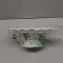 White Cake Stand, 10 Inch Cake Stands for Tea Party, Round Dessert Stand for 8 Inch Cake, Small Cake Plate Cupcake Stand for Dessert Table Display, Ruffle Trim