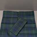 Christmas Plaid Pillow Covers 18x18 Set of 2 Blue Forest Green Buffalo Checkered Xmas Holiday Winter Decorative Outdoor Pillowcases Rustic Farmhouse Throw Cushion Case Decor for Couch Sofa Bed