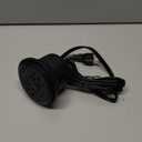 CCCEI 3.15 inch Power Grommet with USB Ports, Office Desk Hole Round Recessed Outlets, Flush Mount, Furniture Hidden High Amp Plug Station, Black, 6FT Extension Cord.