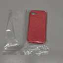 Compatible with iPhone 7 or iPhone 8 Soft Liquid Silicone Gel Cell Phone Mobile Basic Back case Cover casing funda para (Red)