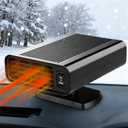 2026 Upgraded Portable Car Heater & Defroster, 12V Fast Heating Windscreen Defogger with 150W & Cooling Fan, Plugs into Cigarette Lighter for All Cars