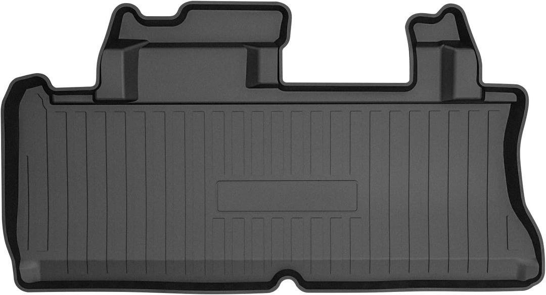 KUST Trunk Cargo Mat for 2021-2025 Toyota Sienna with Spare Tire, All Weather Cargo Liner Custom Fit TPE Rubber Trunk Liner High Edge (Only for Sienna with Spare Tire)