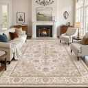 cotiled Vintage Washable Rug 10x12 Area Rugs for Living Room, Bedroom