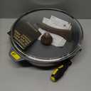 SENSARTE Nonstick Deep Frying Pan Skillet, 11-inch Saute Pan with Lid, Stay-cool Handle, Chef Pan Healthy Stone Cookware Cooking Pan, Induction Compatible (Gray)