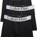 Calvin Klein Men's Cotton Classics 3-Pack Trunk (Large, Black/Black/Black)