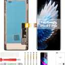 OLED for Google Pixel 7 Pro Screen Replacement for Pixel 7 Pro GE2AE Screen Display for Google Pixel 7 Pro LCD Touch Screen Repair Digitizer with Frame GFE4J GP4BC Black