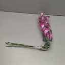 Orchids Artificial Flowers 10 PCS Fake Orchid Silk Flowers 27 Inches Faux Orchid Artificial Orchid Artificial Flowers for Decoration for Wedding Dinning Home Restaurant (Fuchsia)