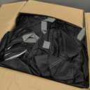 10x10 ft Portable Storage Shed Tent, Outdoor Shed with Floor & Rain Cover, Black