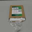 4-Pack Duplex Outlet Cover Plate, Pure White Metal Wall Plates for Electrical Outlets, 1 Gang Receptacle Light Switch Cover, Pearls Decorative Switch Plates and Outlet Covers