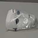 3 Pcs Halloween Mask, White Blank Full Face Plastic Plain Masks for Halloween, Costume Parties & Family Gatherings