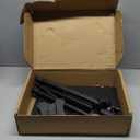 Projector Stand Tripod Adjustable, Laptop Height from 23.5 to 46.5 inches with Gooseneck Phone Holder, Floor for Office, Home, Stage, Studio, DJ Racks Holder Mount, 23.5inch-46.5inch (Black)