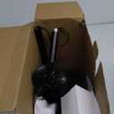 QiMH Tree Floor Lamp with 3 Light Bulbs, Standing Tall Pole Lamps for Living Room Bedroom Office, Reading Stand up Lamps with 3 Adjustable Arms, Black