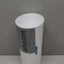 iDesign Freestanding Bathroom Toilet Paper Storage Holder with Lid for 3 Extra Rolls, White (Pack of 1)