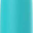 Bubba Radiant Stainless-Steel Pop-Up Straw, 24oz Water Bottle, Medium, Rubberized Scuba