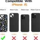 for iPhone 15 Watercolor Daisy Phone Case for Men Women Soft TPU Shockproof Anti-Scratch Protective Cover Design for iPhone 15 6.1"