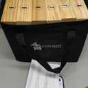 Outdoor Games Large Wooden Tower Stacking Game - 54 Premium Pine Blocks Stack up to 4FT with Custom Rules Board & Heavy Duty Carry Bag - Outdoor Lawn Games for Backyard Parties, Camping, Tailgating