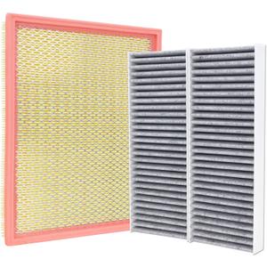 16546-75000 Engine Air Filter and 27274-9CH0A Cabin Air Filter kit Compatible with 2005-2019 Nissan Frontier 2012-2015 NV1500 NV2500 NV3500 2005-2012 Pathfinder Replaces 16546-7S000 CF10553